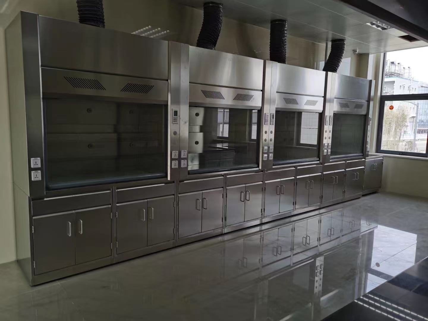 宿州市废气处理系统不锈钢实验台 - 方案